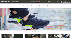 Desktop Screenshot of impactshoes.com
